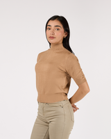 BLUSA DE CUELLO MANGA 3/4