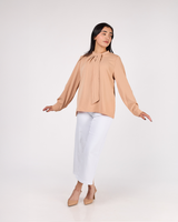 BLUSA LAZO CUELLO