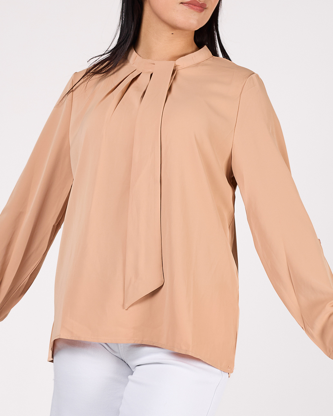 BLUSA LAZO CUELLO