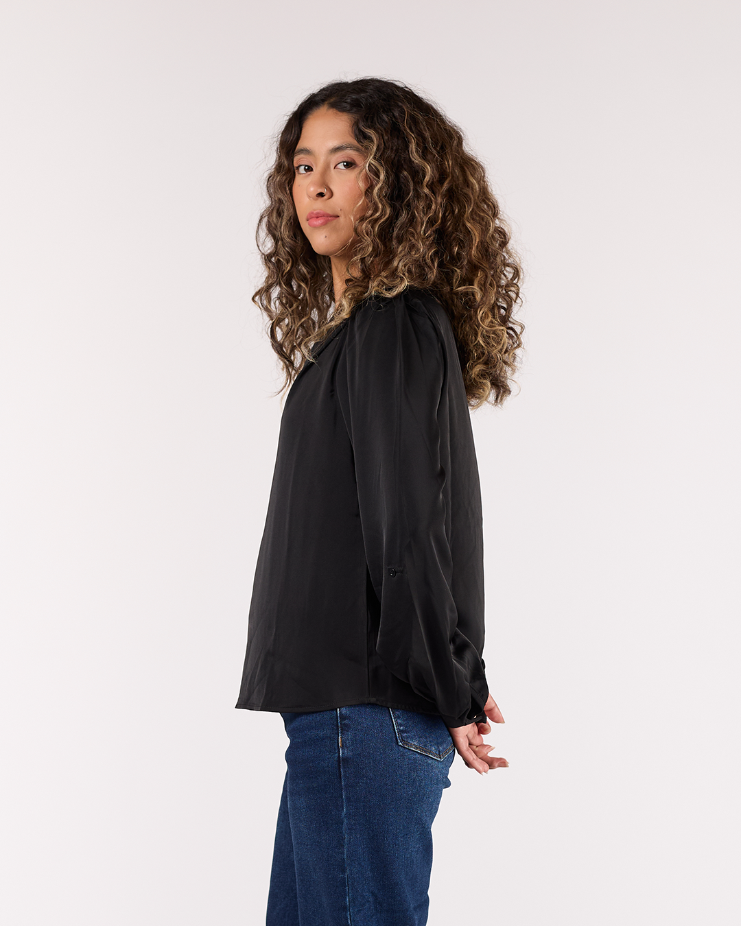 BLUSA CASUAL MANGA LARGA