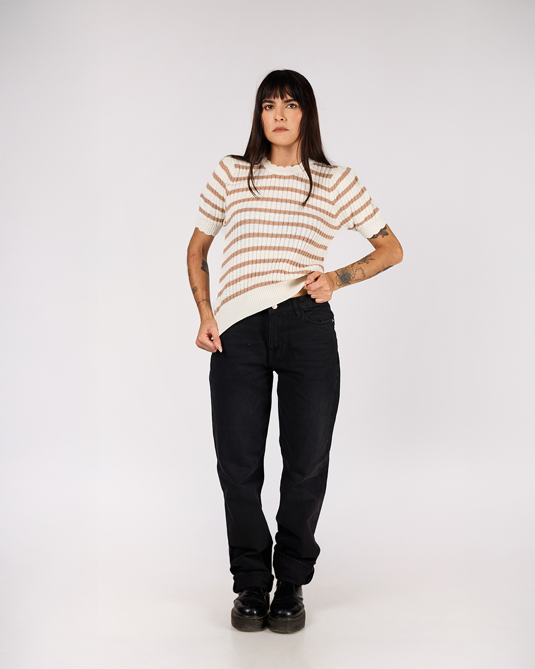 BLUSA ALGODÓN DE RAYAS