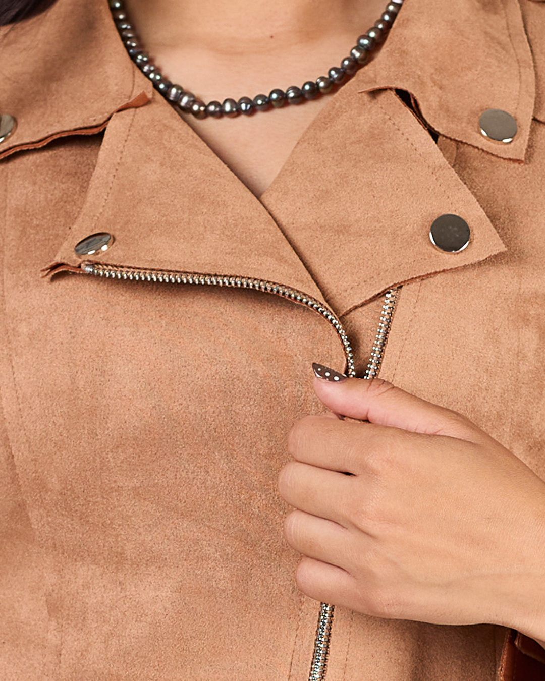 CHAMARRA BIKER GAMUZA