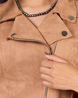 CHAMARRA BIKER GAMUZA