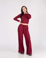 CONJUNTO TOP CON MANGAS