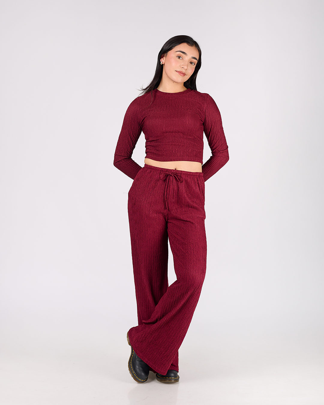 CONJUNTO TOP CON MANGAS