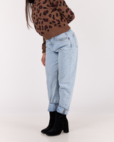 JEANS MEZCLILLA AZUL CLARO