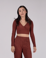 CONJUNTO TOP CRUZADO CINTURA