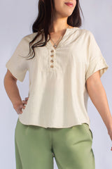 BLUSA DE LINO