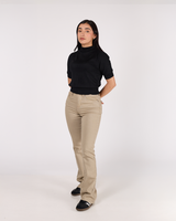 BLUSA DE CUELLO MANGA 3/4