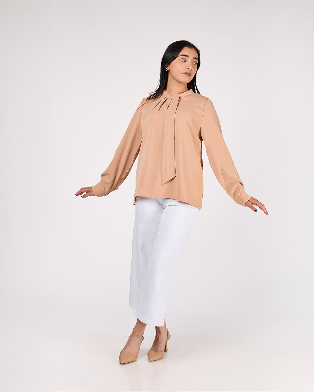 BLUSA LAZO CUELLO