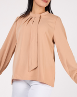 BLUSA LAZO CUELLO