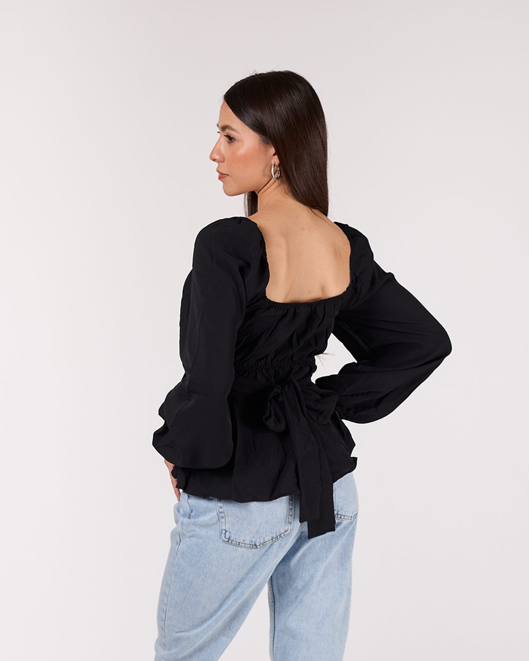 BLUSA LAZO CINTURA