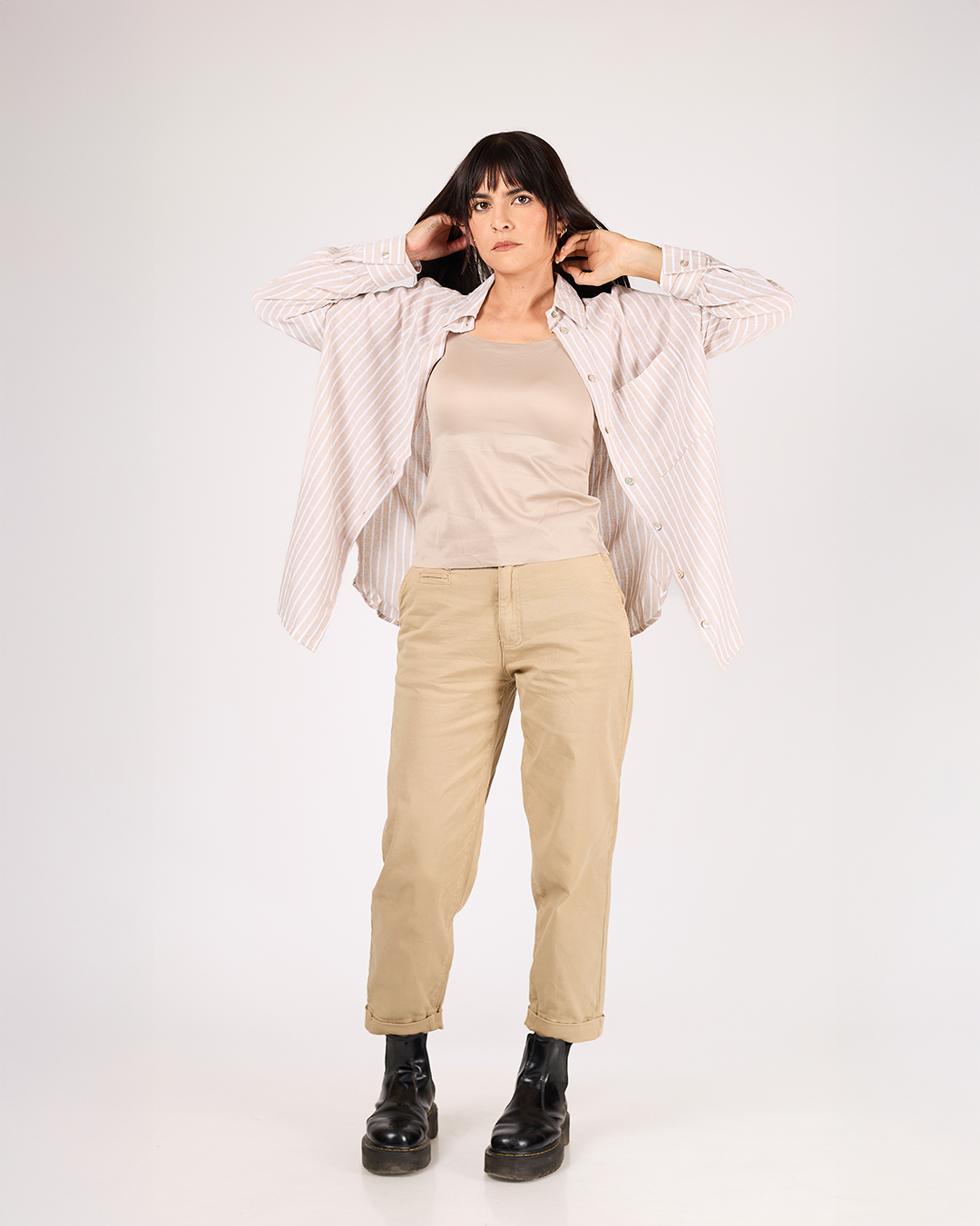 CAMISA OVERSIZED BEIGE