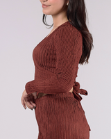 CONJUNTO TOP CRUZADO CINTURA